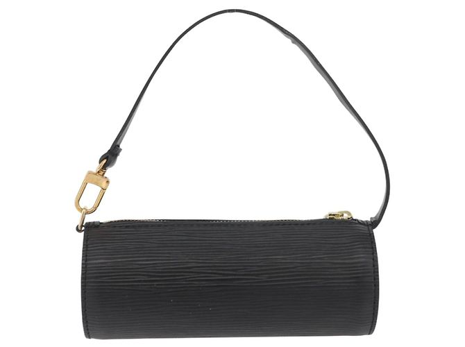 LOUIS VUITTON Pochette Soufflot Epi Nera LV Auth BA11601 Nero - vista 2