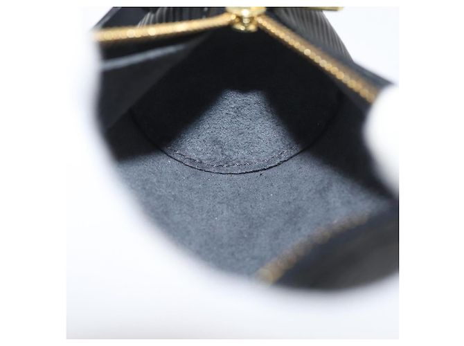 LOUIS VUITTON Pochette Soufflot Epi Nera LV Auth BA11601 Nero - vista 20