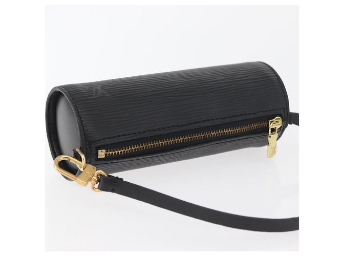 LOUIS VUITTON Pochette Soufflot Epi Nera LV Auth BA11601 Nero - vista 6