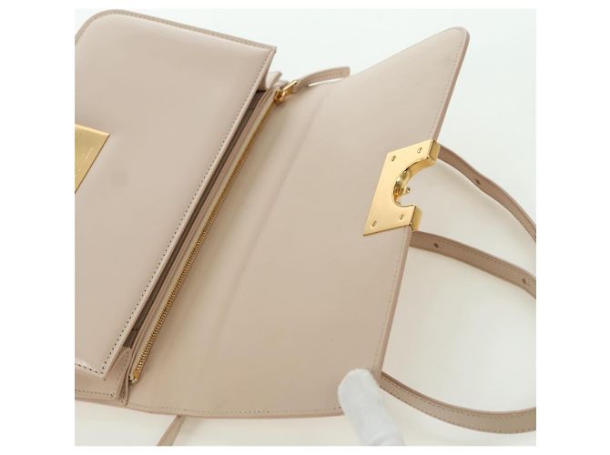 Borsa a Spalla in Pelle Rosa Oro Bottega Veneta Auth bs34206A D'oro - vista 20