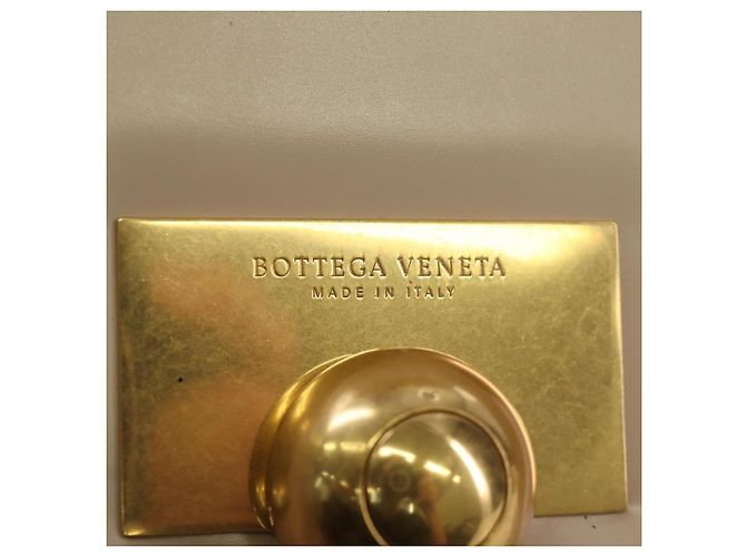 Borsa a Spalla in Pelle Rosa Oro Bottega Veneta Auth bs34206A D'oro - vista 9