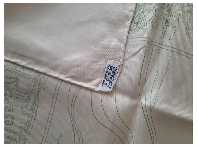 Hermès, 90 cm Quadrat - extrem selten Beige - Ansicht 4