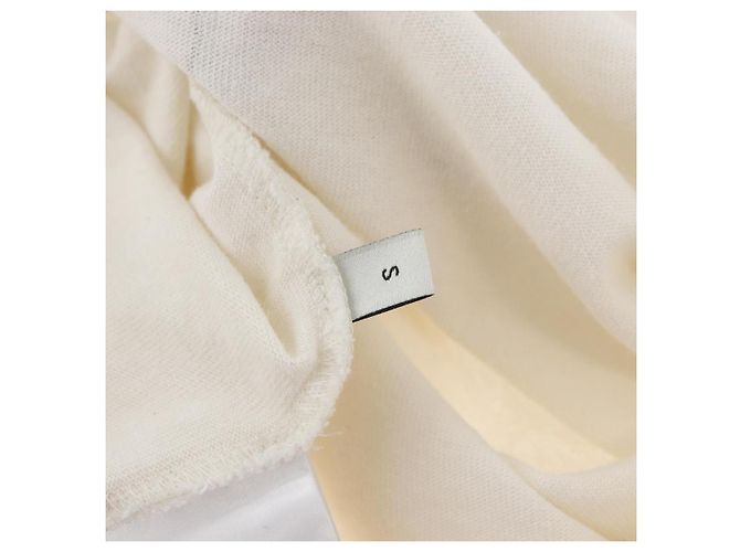 Gucci Camiseta de manga corta de algodón blanca Auth BAZ660A Blanco - vista 12