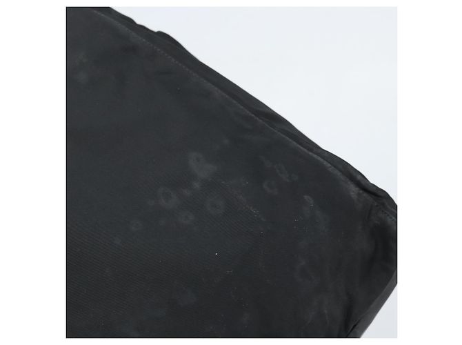 PRADA Borsa a mano in nylon nero argento Auth BAZ160 - vista 10