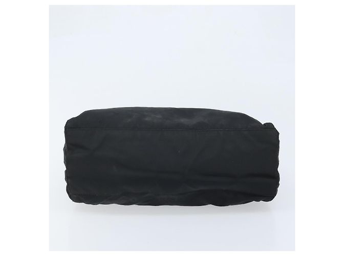 PRADA Borsa a mano in nylon nero argento Auth BAZ160 - vista 5