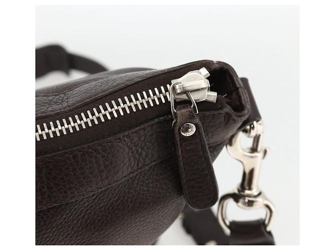 Borsa a Spalla in Pelle Marrone Gucci Argento 233329 Auth bs34228 - vista 9