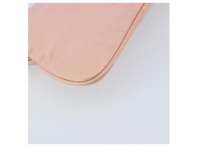Fendi Borsa a Spalla Mamma Bucket in Pelle Rosa Argento Auth BAZ529 - vista 18