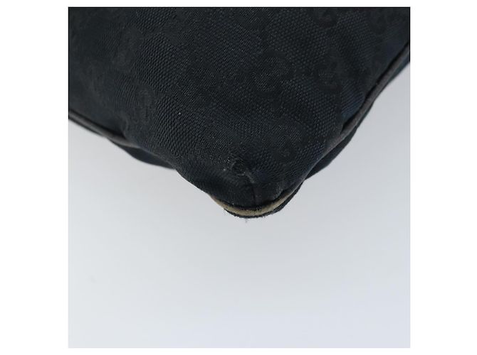 Borsa a Spalla Gucci GG Canvas Web Sherry Line Nera Rossa Verde 169937 Auth YKZ350 Nero Rosso - vista 15