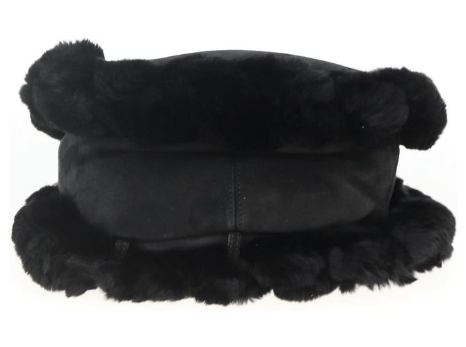 Borsa a mano Salvatore Ferragamo in suede nero argento Auth BA11561 - vista 5
