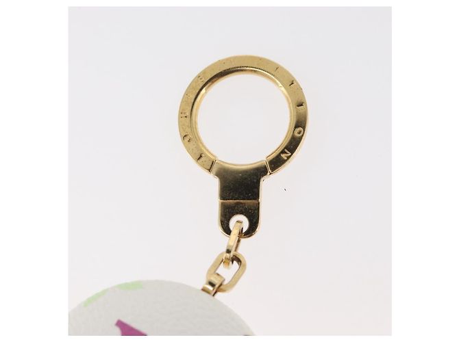 LOUIS VUITTON Charm Astropill Monogram Multicolore Bianco M51911 LV Auth BA11974V - vista 4