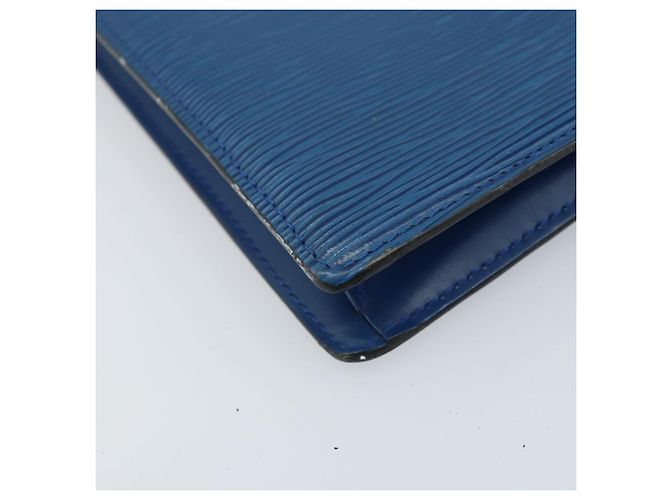 LOUIS VUITTON Pochette Crete Epi Blu M48405 LV Auth BAZ283 - vista 14