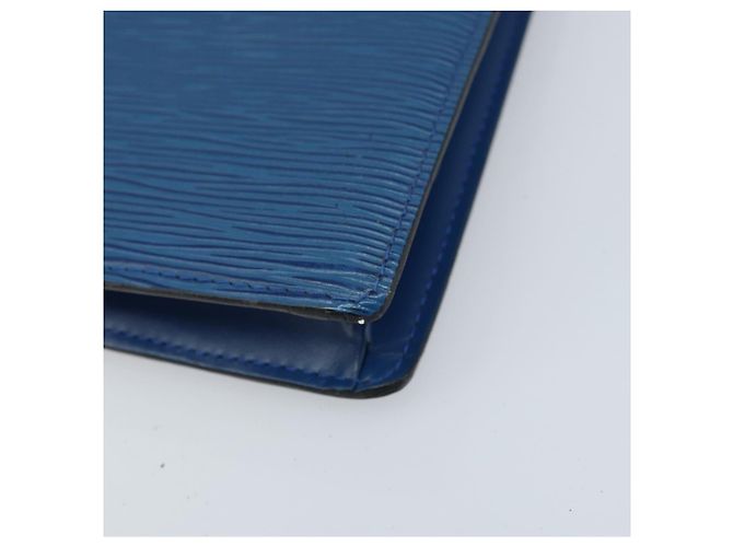 LOUIS VUITTON Pochette Crete Epi Blu M48405 LV Auth BAZ283 - vista 15