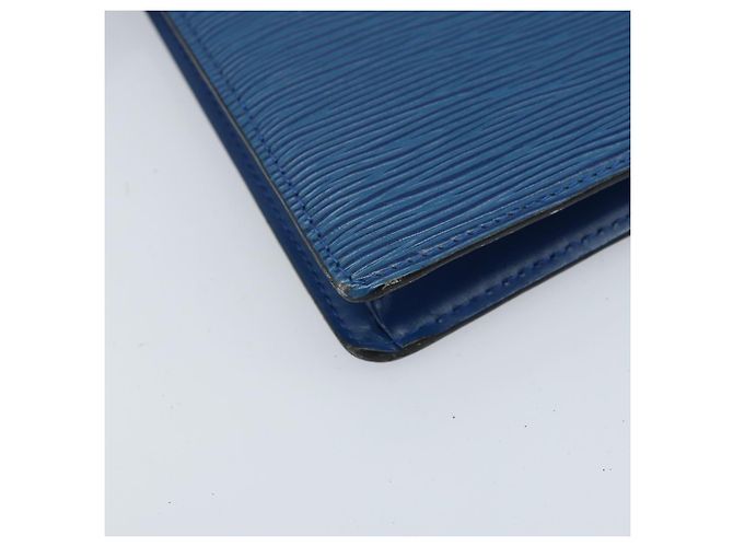 LOUIS VUITTON Pochette Crete Epi Blu M48405 LV Auth BAZ283 - vista 16
