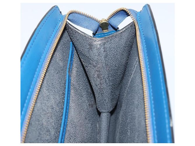LOUIS VUITTON Pochette Crete Epi Blu M48405 LV Auth BAZ283 - vista 17
