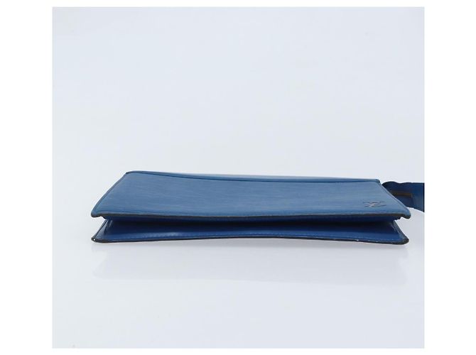 LOUIS VUITTON Pochette Crete Epi Blu M48405 LV Auth BAZ283 - vista 6