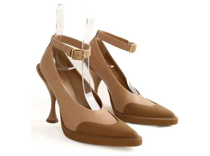 Burberry Tacchi marroni Marrone - vista 3