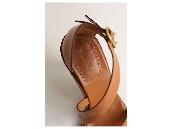 Chloé Camelfarbene Absätze Kamel - Ansicht 6
