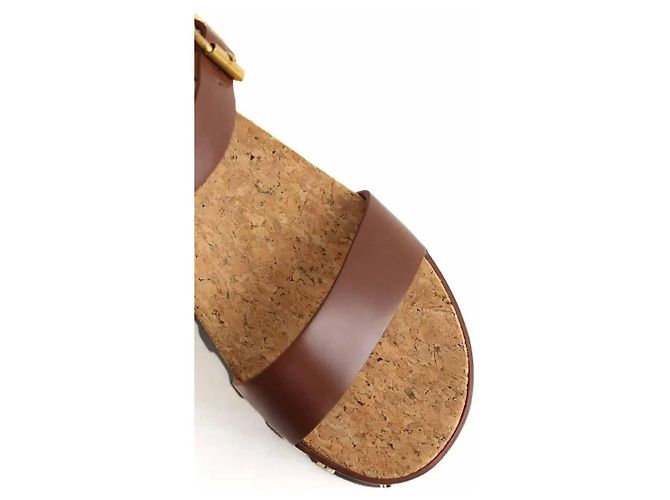 Mules Chloé em couro marrom 36 - vista 4