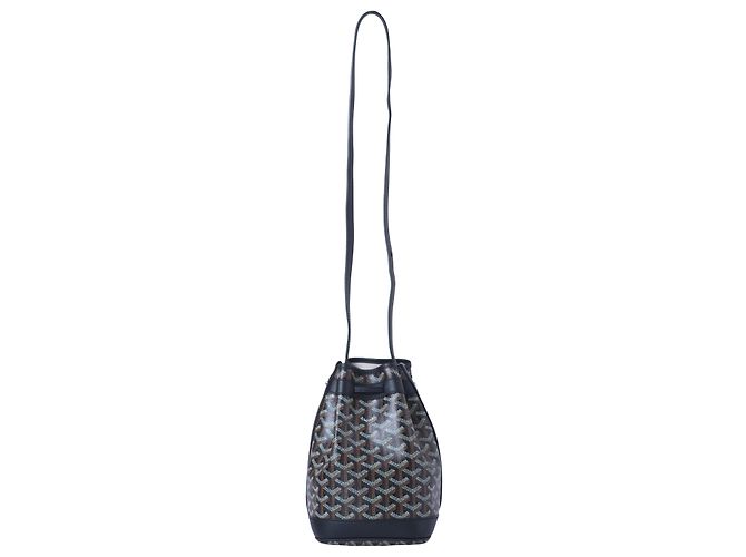 Borsa a secchiello Petit Flot PM in Goyardine Nero - vista 4