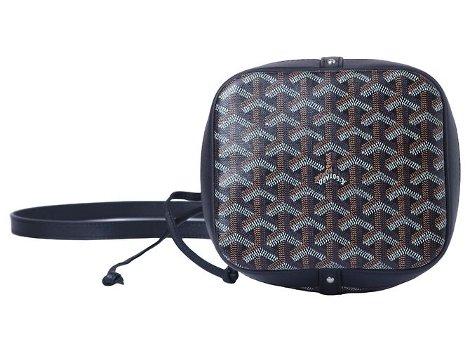 Borsa a secchiello Petit Flot PM in Goyardine Nero - vista 5