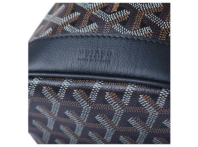 Borsa a secchiello Petit Flot PM in Goyardine Nero - vista 7