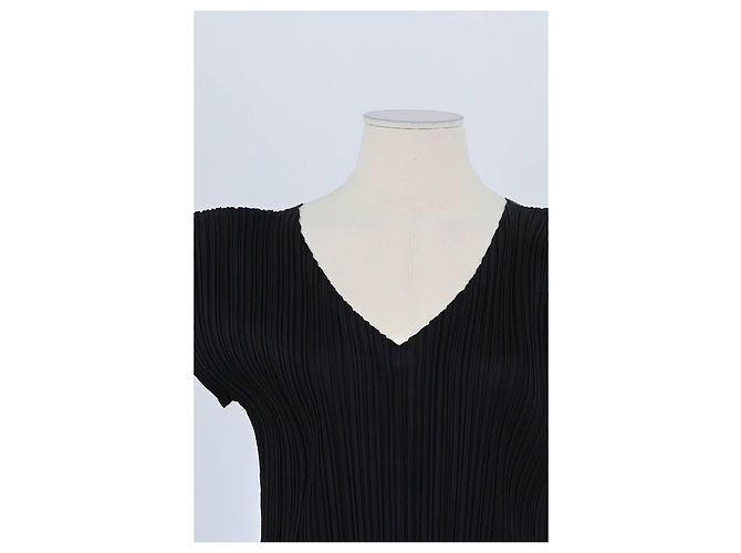 Pleats Please Schwarzes Kleid - Ansicht 2