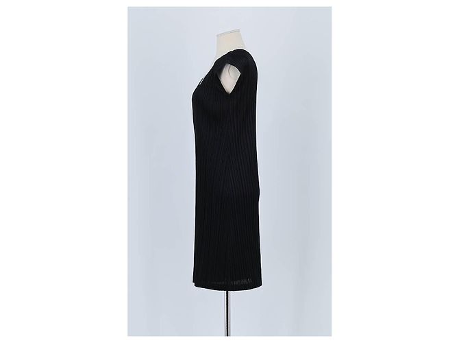 Pleats Please Schwarzes Kleid - Ansicht 5