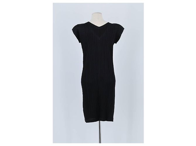 Pleats Please Schwarzes Kleid - Ansicht 6