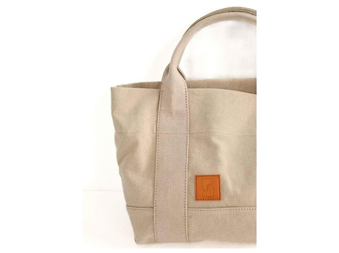Borsa a tracolla Soeur in tessuto beige - vista 2