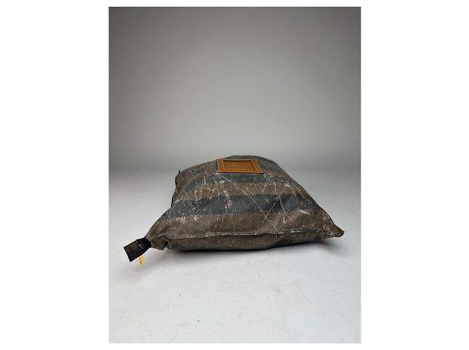 Borsa Mini Stripes Vintage Fendi Marrone Nero - vista 6