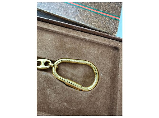 Pendente Chiave Vintage Gucci GG Oro Nero D'oro - vista 3