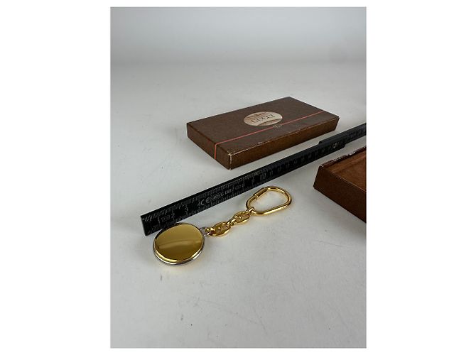 Pendente Chiave Vintage Gucci GG Oro Nero D'oro - vista 7