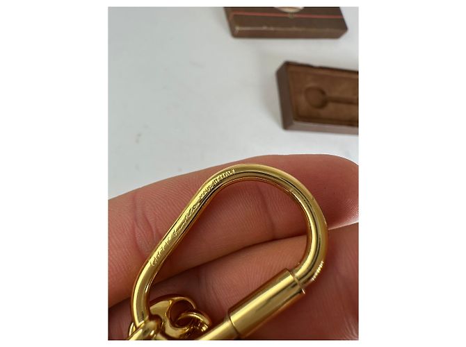 Pendente Chiave Vintage Gucci GG Oro Nero D'oro - vista 9