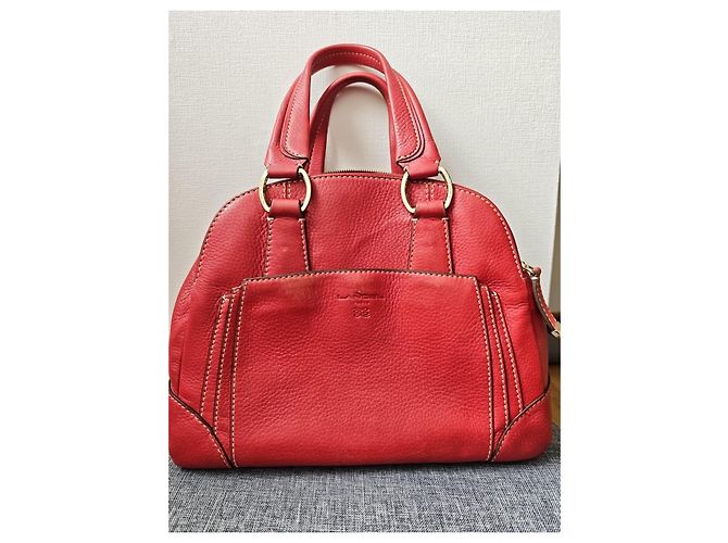 Borsa Lancel Adjani Rosso - vista 11