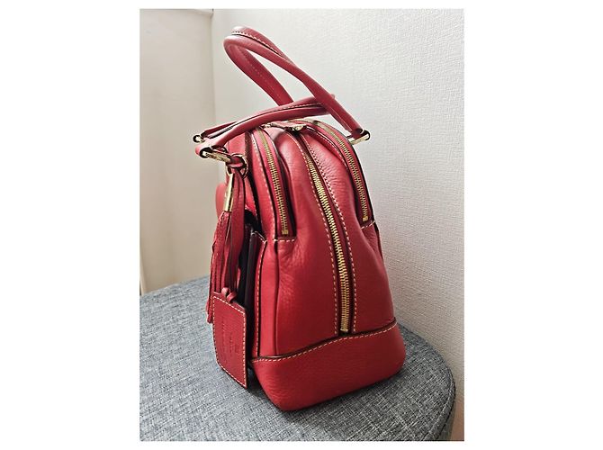 Borsa Lancel Adjani Rosso - vista 3