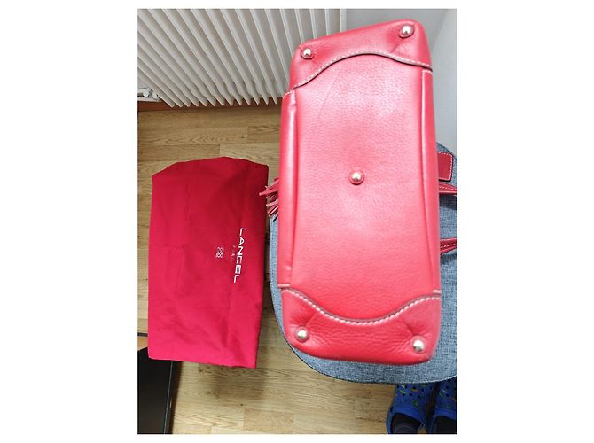 Borsa Lancel Adjani Rosso - vista 4
