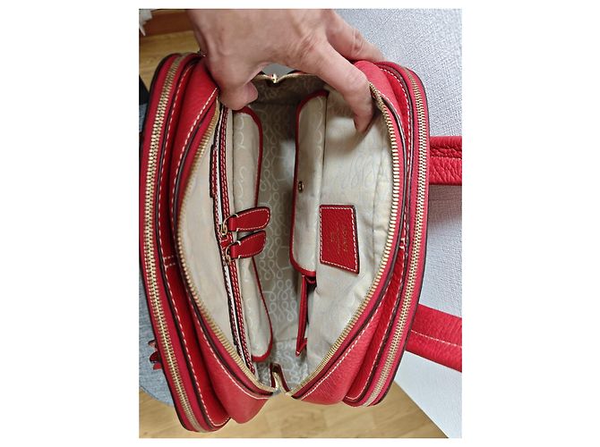 Borsa Lancel Adjani Rosso - vista 6