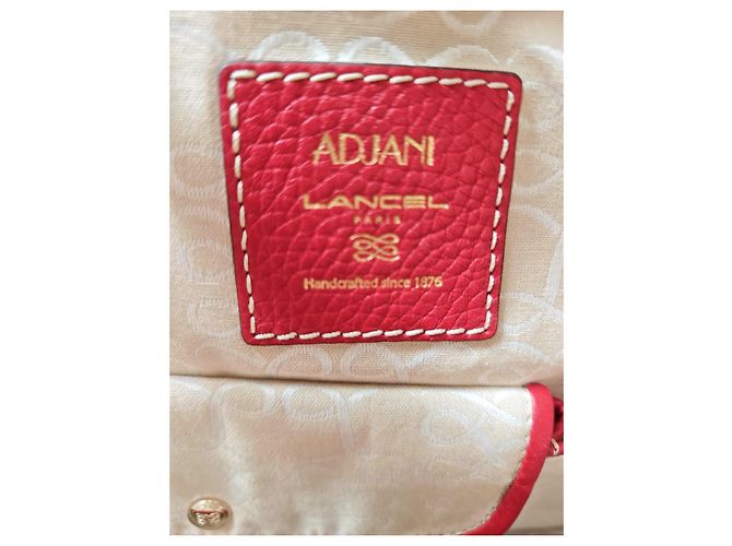 Borsa Lancel Adjani Rosso - vista 9