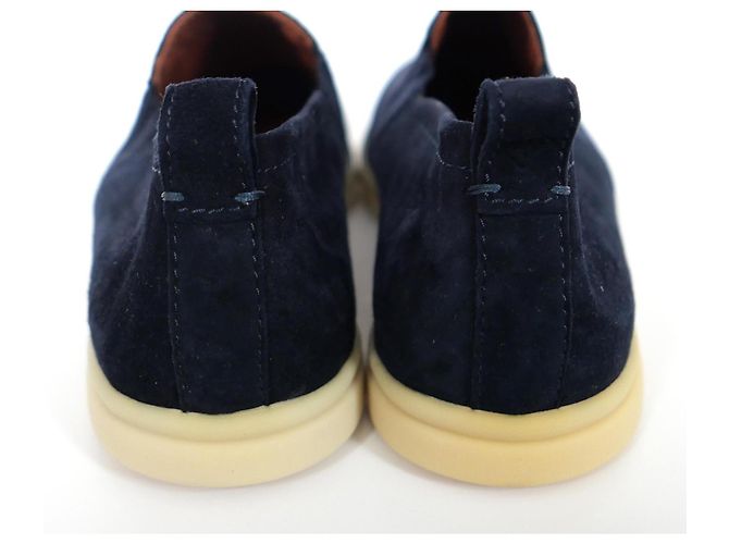 Mocassini Cocoon Walk Loro Piana Blu Navy - vista 3