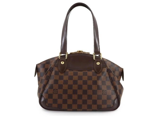 Borsa Louis Vuitton Damier Verona PM Marrone Damier ebene - vista 3