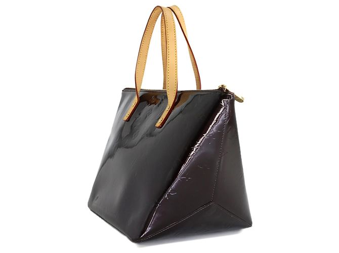 Louis Vuitton Monogram Vernis Bellevue PM Tote-Handtasche Bordeaux - Ansicht 3