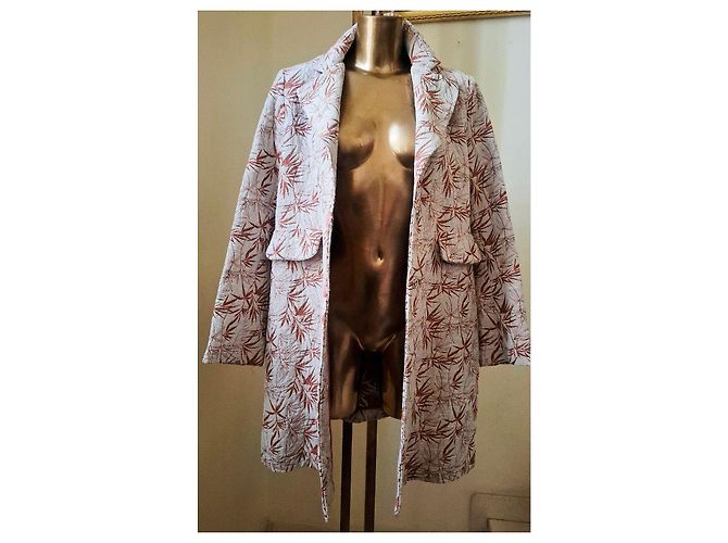Autre Marque Abrigo MOTEL Palme talla M Beige Coral - vista 14