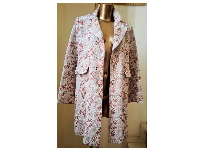 Autre Marque Abrigo MOTEL Palme talla M Beige Coral - vista 15