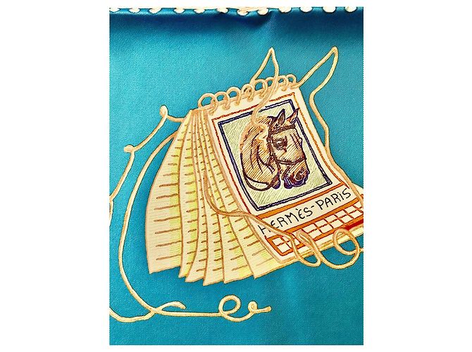 Hermès: Quadrato/Foulard "Chvaloscope" Nuovo con Etichetta Multicolore - vista 10