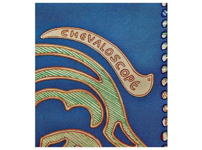 Hermès: Quadrato/Foulard "Chvaloscope" Nuovo con Etichetta Multicolore - vista 13