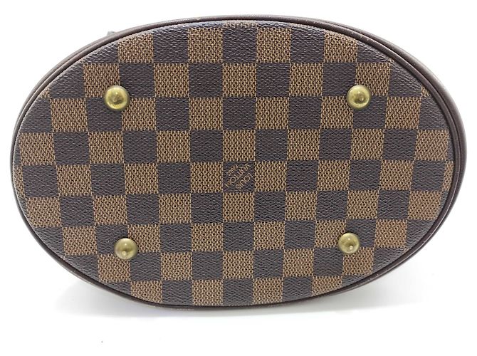 Bucket Borsa a secchiello Damier MM Louis Vuitton Marrone - vista 3