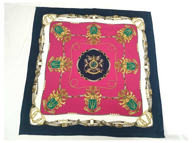 Hermès Carré 90 in seta multicolore Hermes 90 x 90 - vista 5