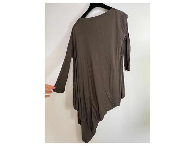 Autre Marque Túnica asimétrica Rick Owens Lilies Gris antracita - vista 3