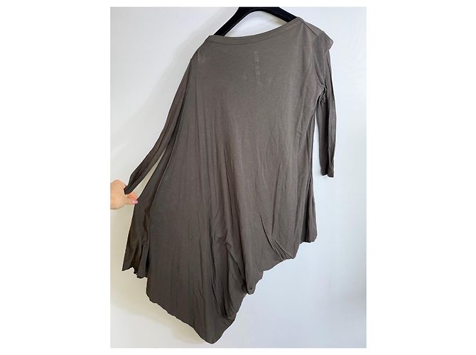 Autre Marque Túnica asimétrica Rick Owens Lilies Gris antracita - vista 4