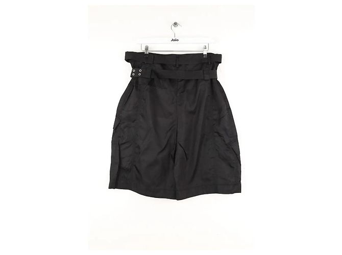 Ganni Black Bermuda - view 3